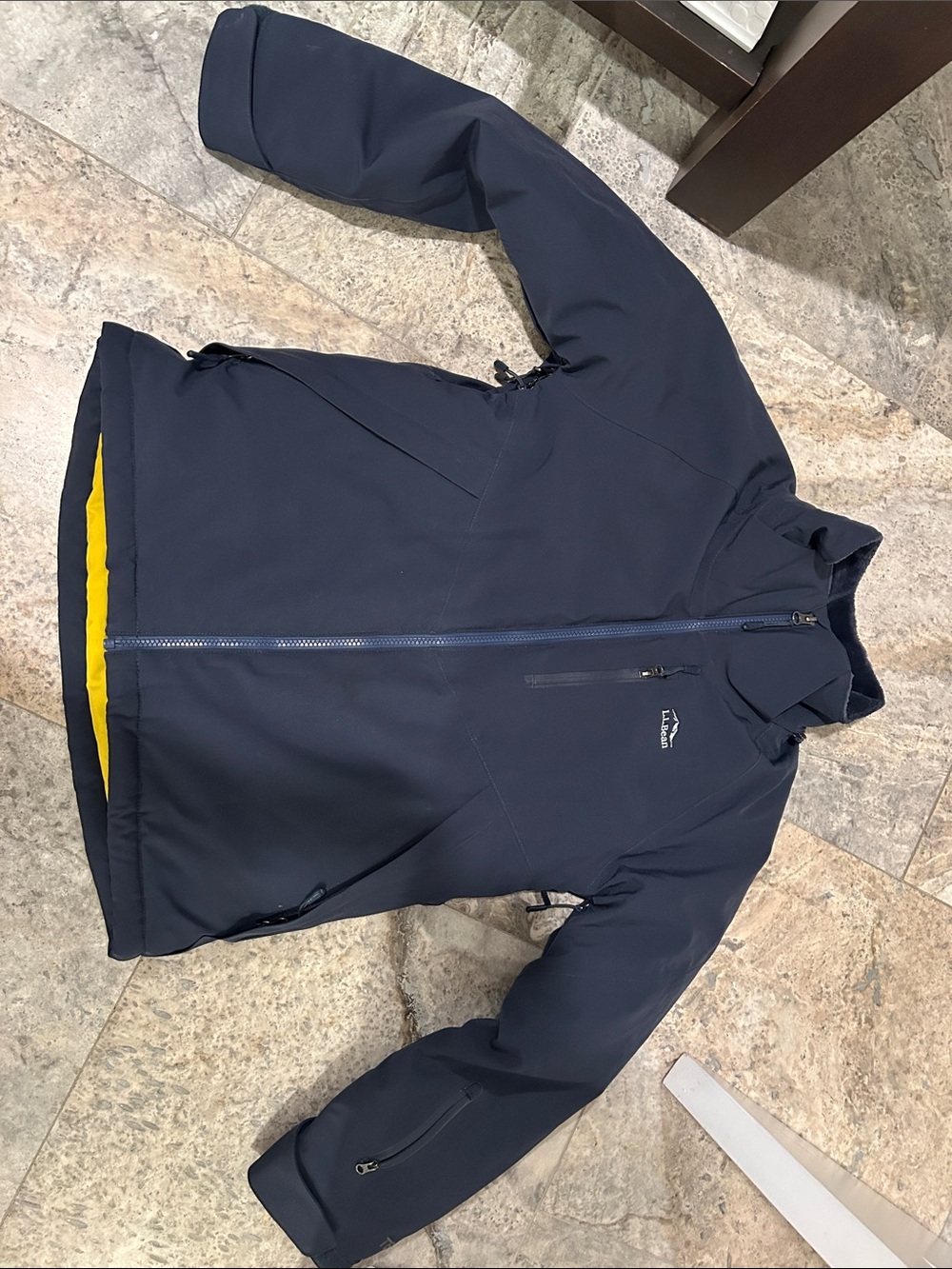 L.L. Bean Kids Snow Patroller Navy Jacket size 10-12 (hard to find!)